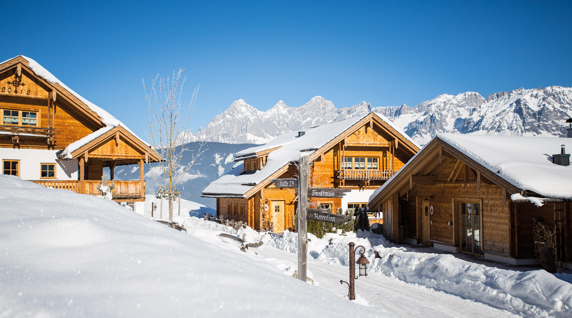 Almdorf Reiteralm Sommerurlaub Chalets Almhütten Schladming Dachstein