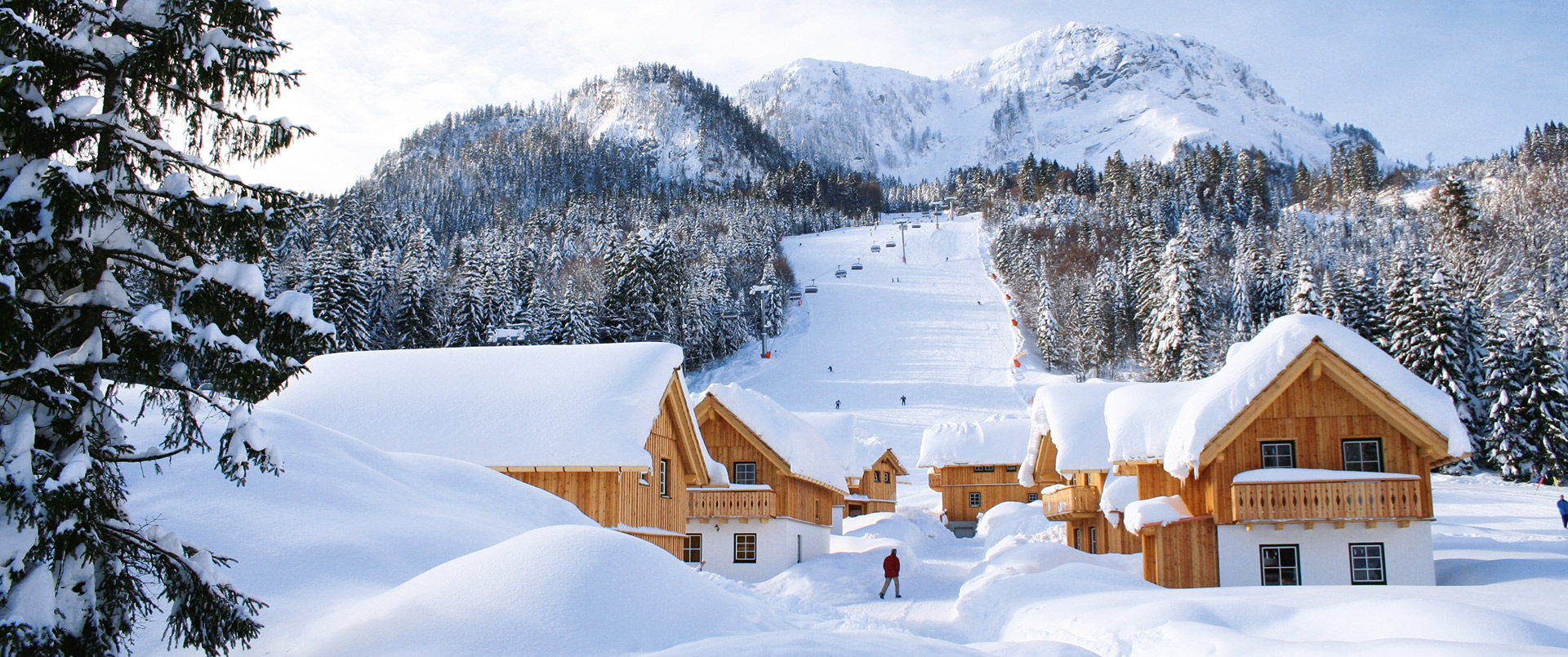 AlpenParks Hagan Lodge Altaussee Chaletdorf Piste Ausseerland Steiermark