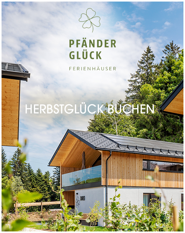 PfänderGlück Ferienhäuser - Herbsturlaub im Chalet in Lochau in Vorarlberg Österreich